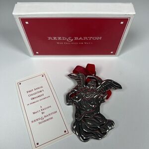 Reed & Barton Macy’s Exclusive 1st in Series Angel Ornament Silverplate